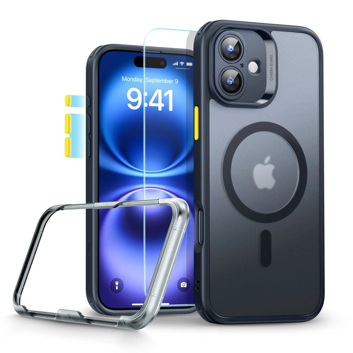 Калъф ESR Classic Pro Set Halolock MagSafe за iPhone 16 - черен