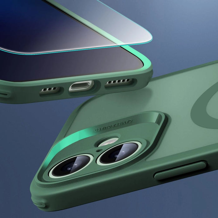 Калъф ESR Classic Pro Set Halolock MagSafe за iPhone 16 - зелен