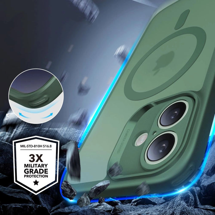 Калъф ESR Classic Pro Set Halolock MagSafe за iPhone 16 - зелен