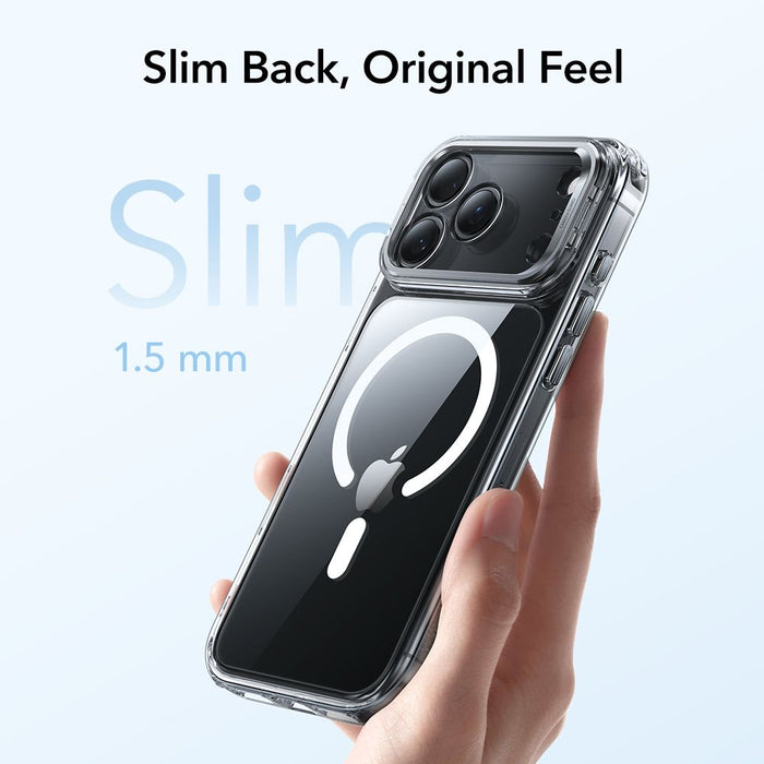 ESR Classic Hybrid Kickstand MagSafe калъф за iPhone 17 Pro - прозрачен