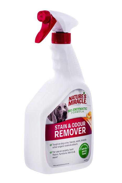 NATURE'S MIRACLE Stain&Odour Remover Dog Melon - Спрей за почистване и премахване на замърсявания - 946 ml