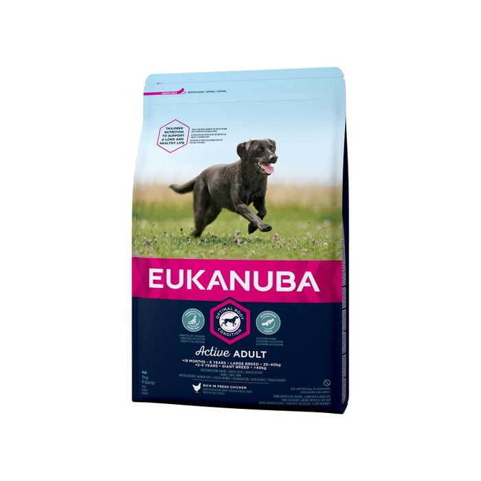 Eukanuba Active Adult Large Breed 3 кг пиле