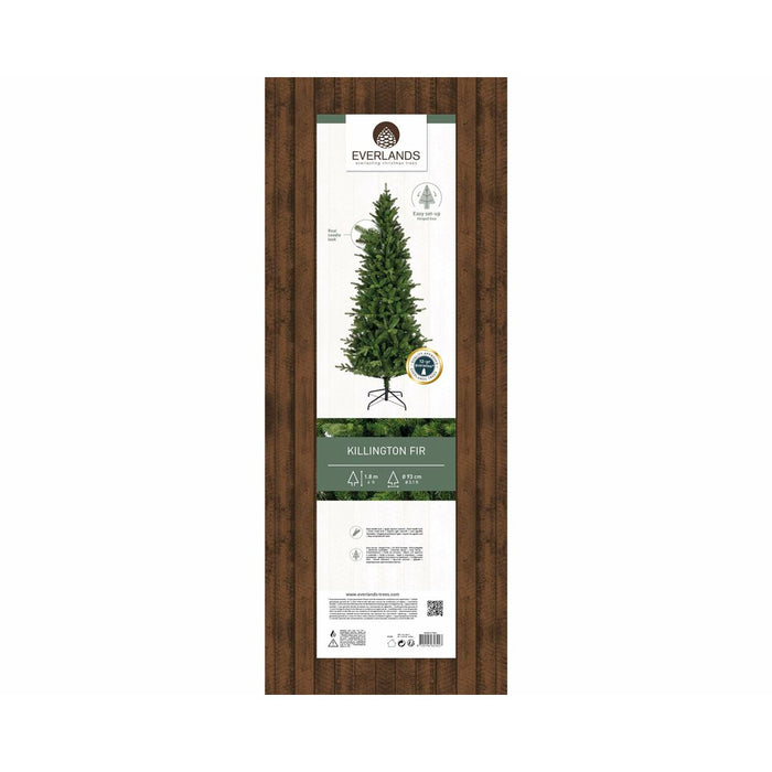 Коледно дърво Everlands Killington Зелен PVC Метал полистирен Ела Ø 93 x 180 cm
