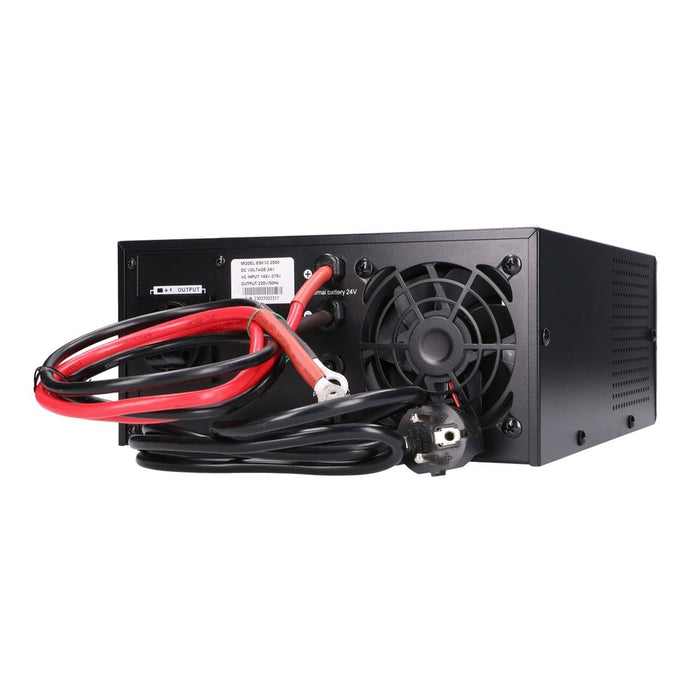 Extralink Lightning 1500VA/1200W | Инвертор | Чиста синусоида, напрежение на батерията 24V DC