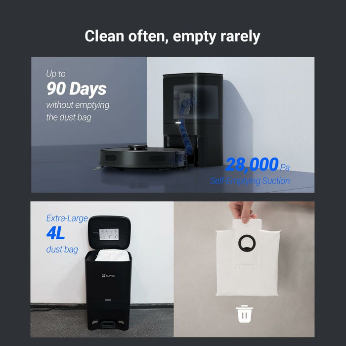 Прахосмукачка робот Ezviz CS-RE4P-PBT2