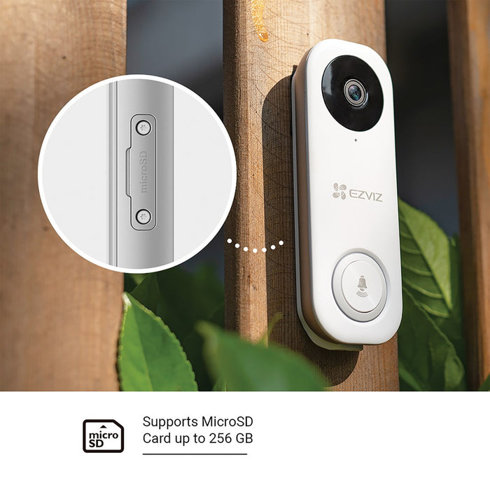 EZVIZ DB1C Интелигентен видеозвънец с комплект за звънец и трансформатор