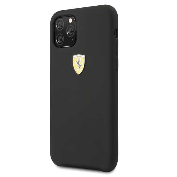 Силиконов твърд калъф Ferrari FESSIHCN65BK за iPhone 11Pro Max, черен