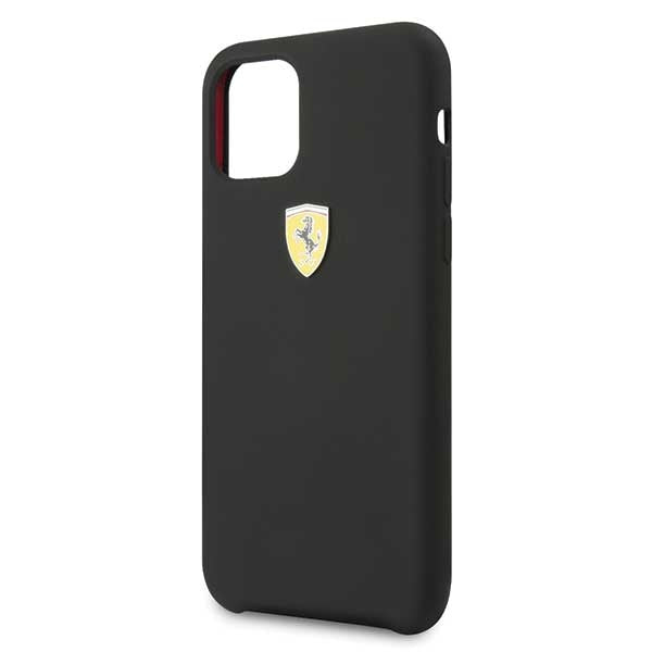 Силиконов твърд калъф Ferrari FESSIHCN65BK за iPhone 11Pro Max, черен