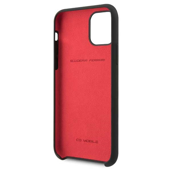 Силиконов твърд калъф Ferrari FESSIHCN65BK за iPhone 11Pro Max, черен
