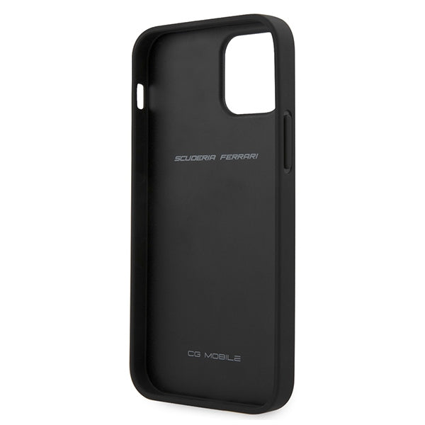 Твърд калъф Ferrari FEHQUHCP12MBK iPhone12/12 Pro 6,1" Off Track Quilted за iPhone, черен