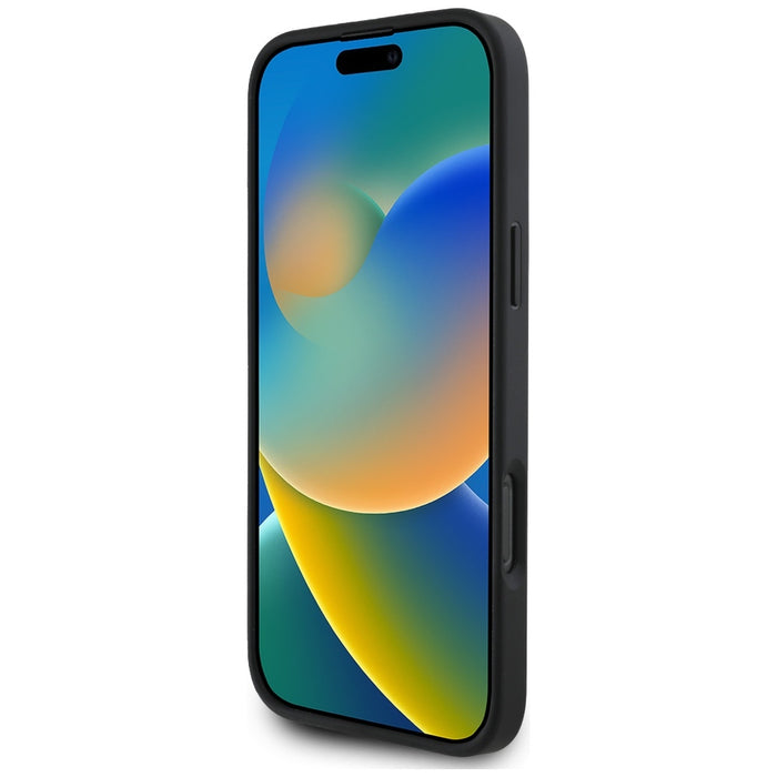 Кожен калъф Aston Martin HC Leather Victory Design за iPhone 16 Pro Max, черен