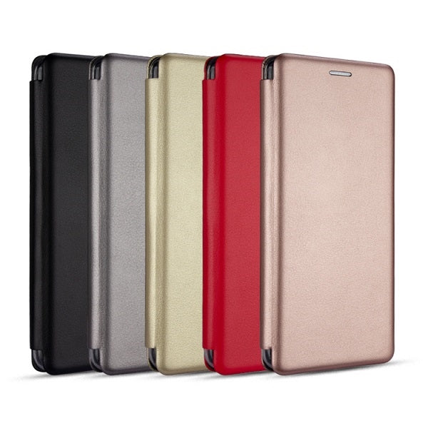 Калъф Beline Book Magnetic за iPhone Xs, розово-златен
