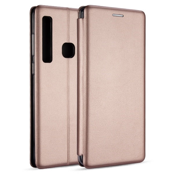 Калъф Beline Book Magnetic за iPhone Xs, розово-златен