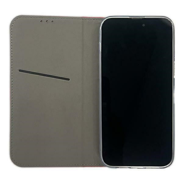 Калъф Smart Magnet book за iPhone 15 Pro 6.7", червен