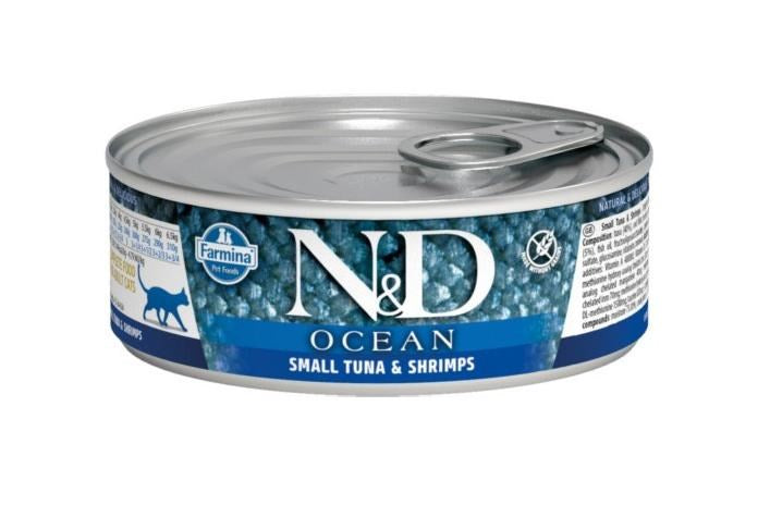 Farmina N&D Cat Ocean Sea Small Tuna & Shrimp 70гр