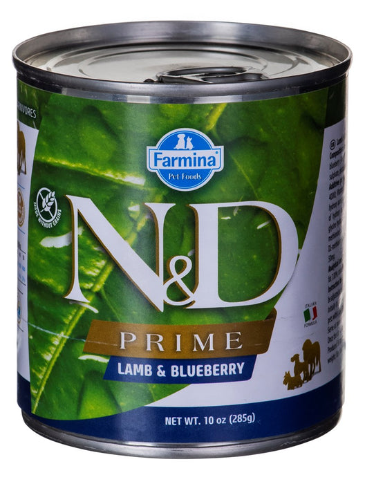 FARMINA N&D Prime Lamb & Blueberry Adult – мокра храна за кучета – 285гр
