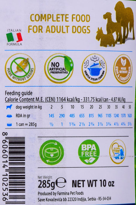 FARMINA N&D Prime Lamb & Blueberry Adult – мокра храна за кучета – 285гр