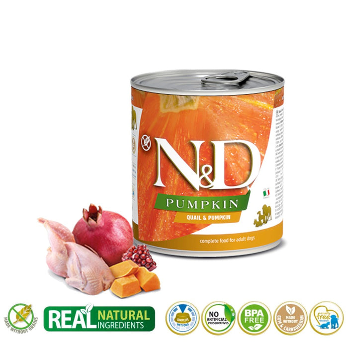 Farmina Pet Food N&D Pumpkin Grain-Free Canine 285g пиле, зеленчуци за възрастни