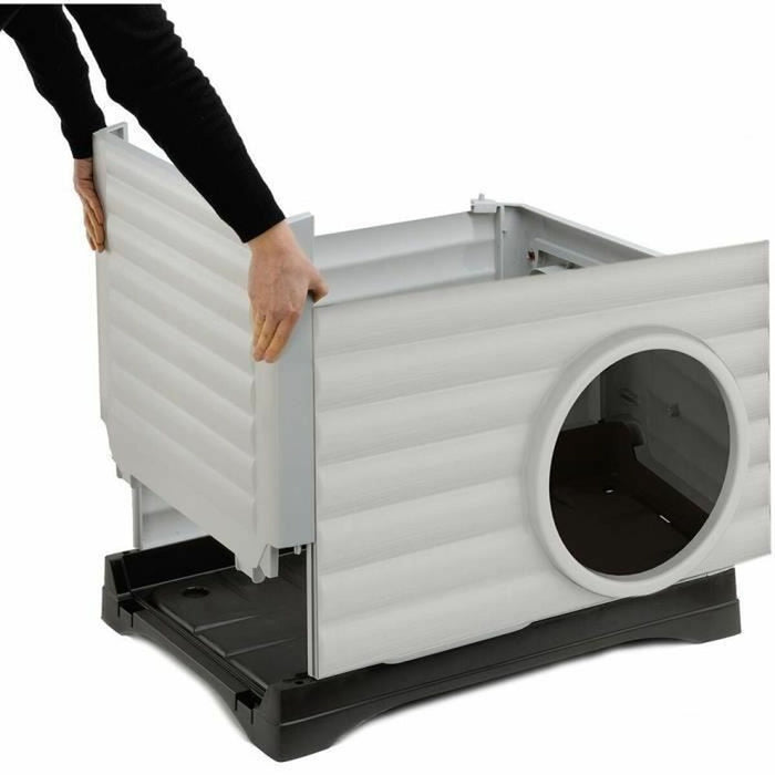 Легло за домашни любимци Ferplast PETVILLA 50 Смола Термопластичен 38,5 x 43 x 38,5 cm Бял Сив