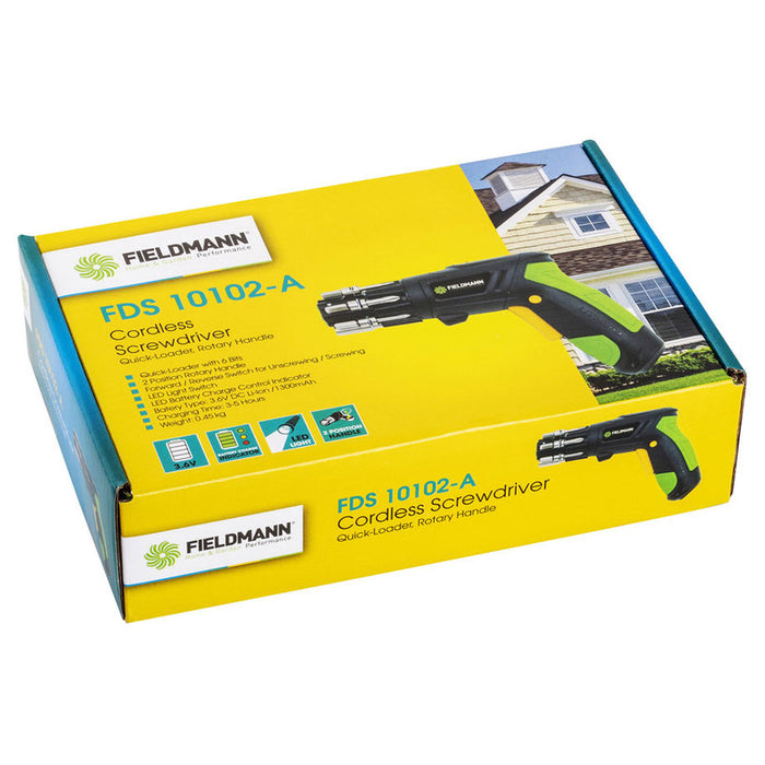 АКУМУЛАТОРНА ОТВЕРТКА FIELDMANN FDS 10102-A 3.6 V, 1.30 Ah