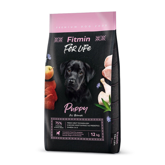 FITMIN For Life Puppy - суха храна за кучета - 12 кг