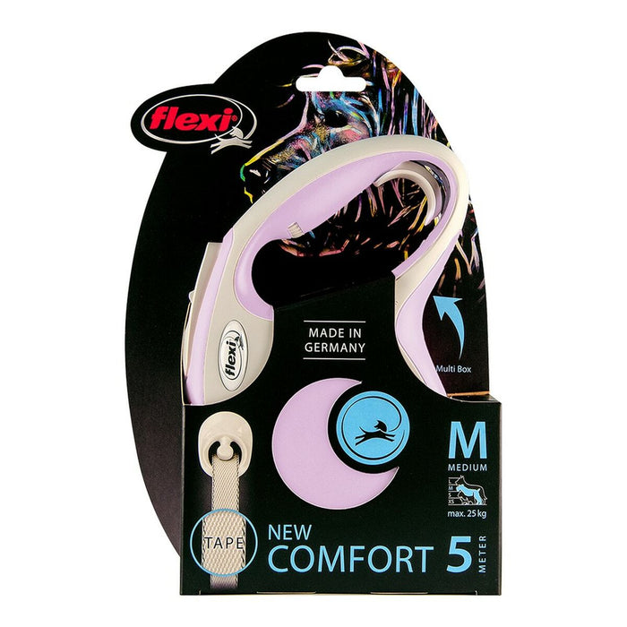 Кучешка Каишка Flexi NEW COMFORT Розов Размер М