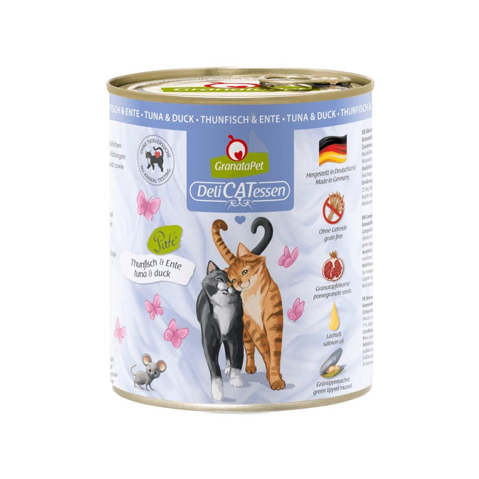 GRANATAPET DeliCATessen Тон и патица - мокра храна за котки - 800гр