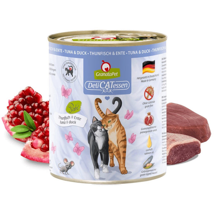 GRANATAPET DeliCATessen Тон и патица - мокра храна за котки - 800гр