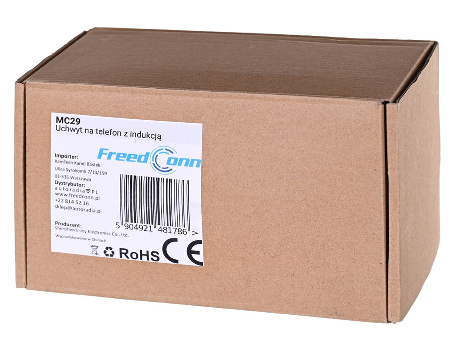 ДЪРЖАЧ ЗА ТЕЛЕФОН И ИНДУКЦИОННО ЗАРЯДНО FREEDCONN MC29 15W + USB
