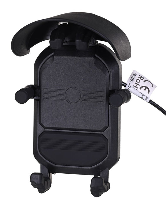 ДЪРЖАЧ ЗА ТЕЛЕФОН И ИНДУКЦИОННО ЗАРЯДНО FREEDCONN MC29 15W + USB