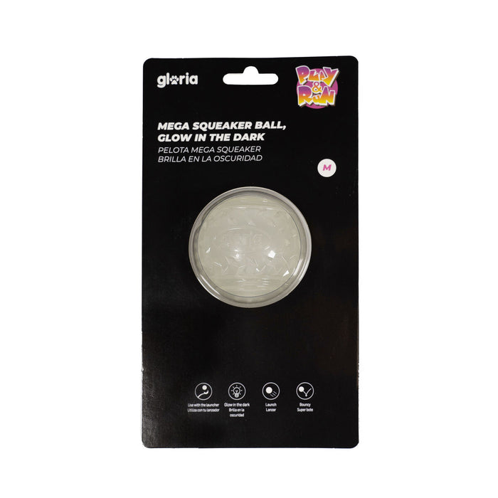 Топка за Домашни Любимци Gloria PLAY AND RUN Жълт TPR 6,35 cm