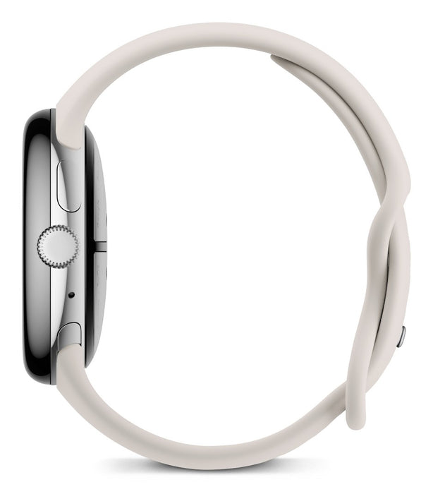 Google Pixel Watch 3 AMOLED 45 мм цифров сензорен екран 4G сребрист Wi-Fi GPS (сателит)
