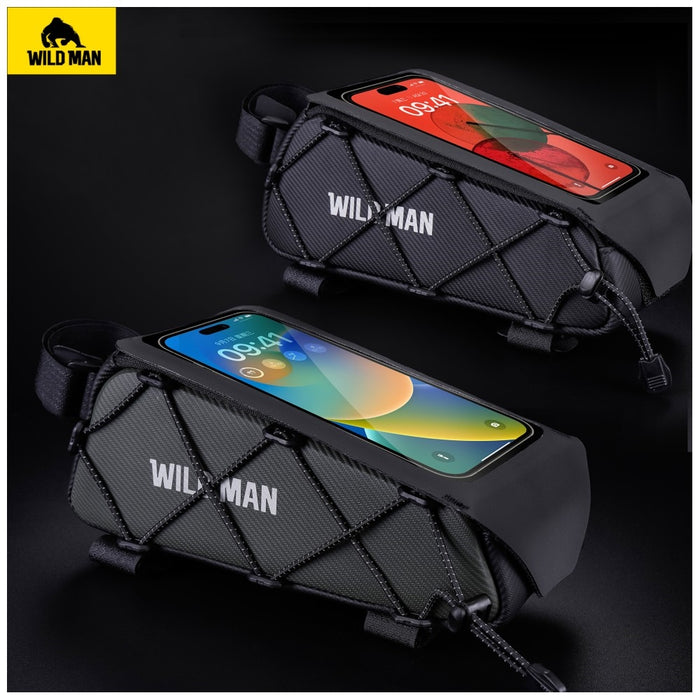 Чанта за рамка велосипедна WILDMAN GX100, черна