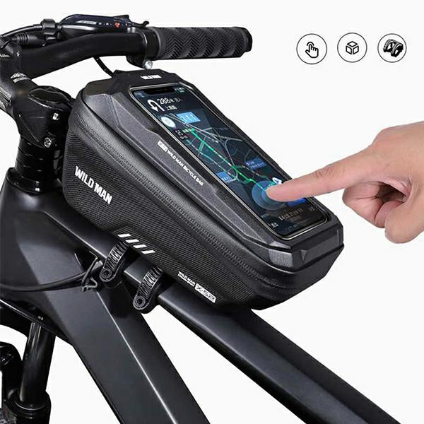 Велосипедна чанта WILDMAN XS2 за рамка, черна