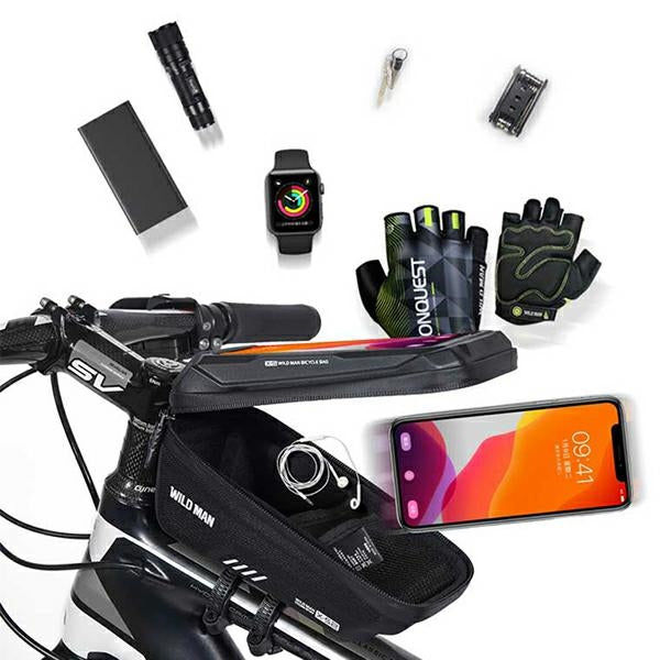Велосипедна чанта WILDMAN XS2 за рамка, черна