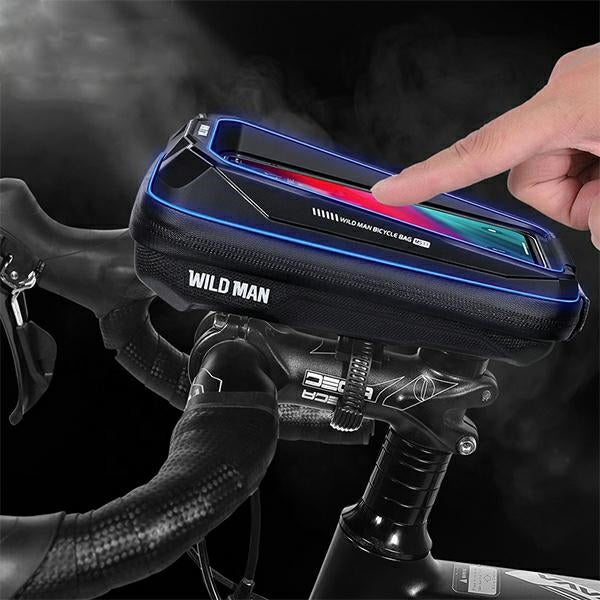 Велосипедна торба WILDMAN M0 0.6L за кормило, черна