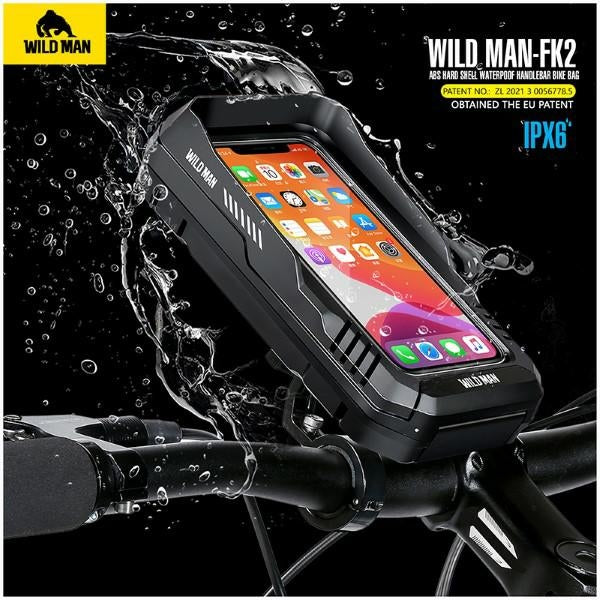 Държач WILDMAN FK2sakwa за рамка на велосипед, черен