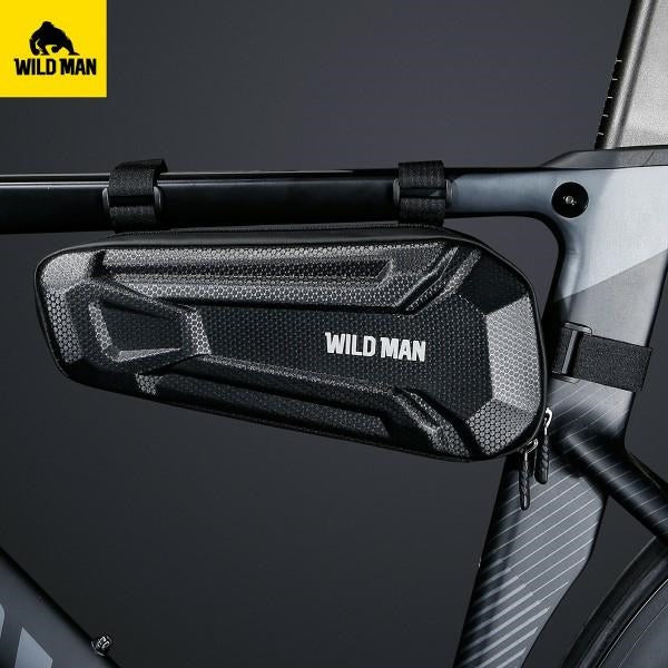 Велосипедна чанта WILDMAN XT9 1.8L за рамка, черна