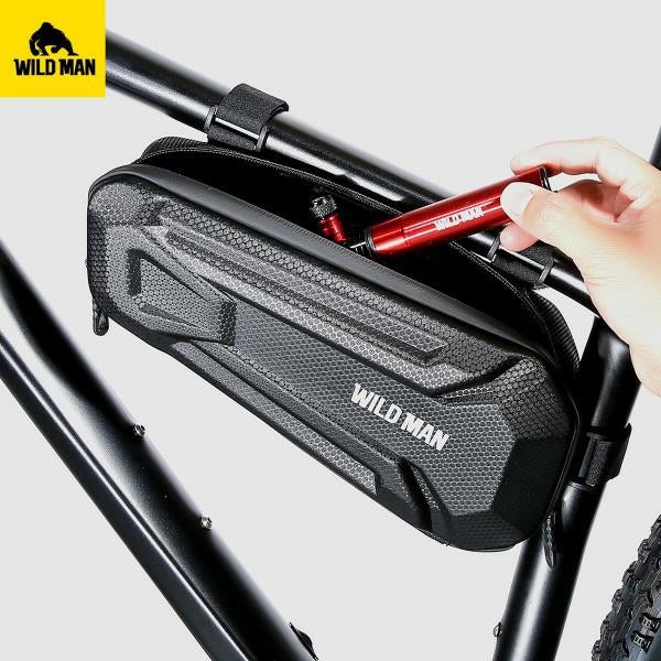 Велосипедна чанта WILDMAN XT9 1.8L за рамка, черна