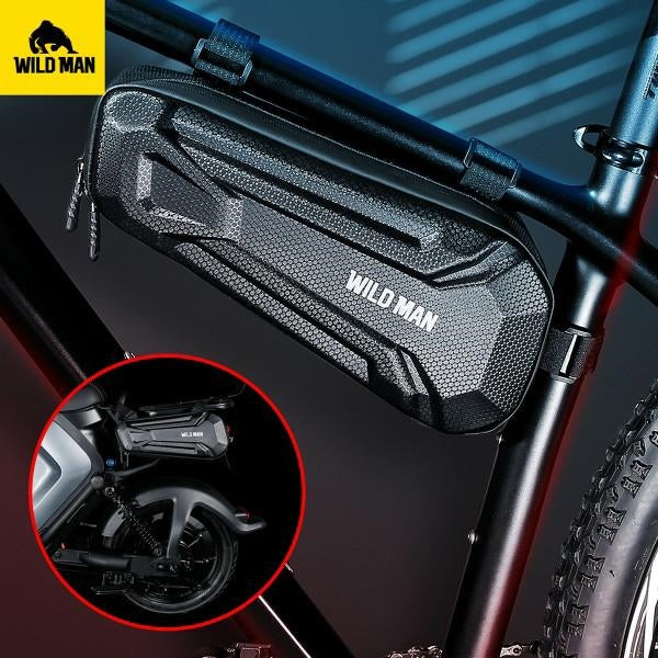 Велосипедна чанта WILDMAN XT9 1.8L за рамка, черна