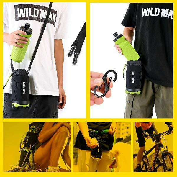 Калъф WILDMAN R1 за велосипед, черно-сив
