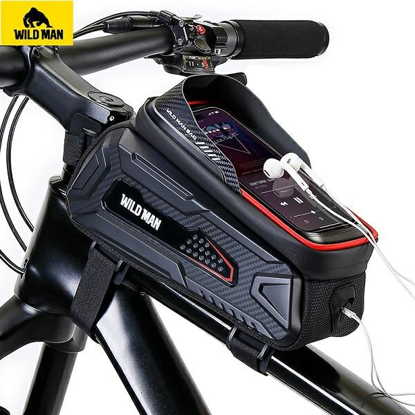 Велосипедна чанта WILDMAN M30 1L за рамата, черна