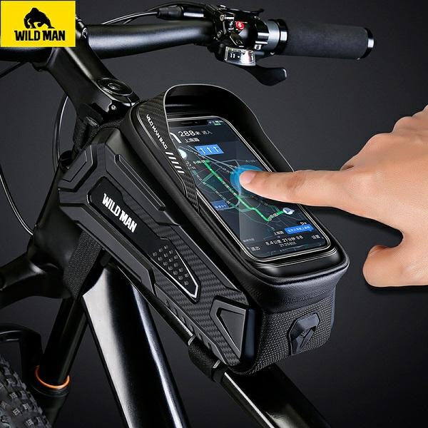 Велосипедна чанта WILDMAN M30 1L за рамата, черна