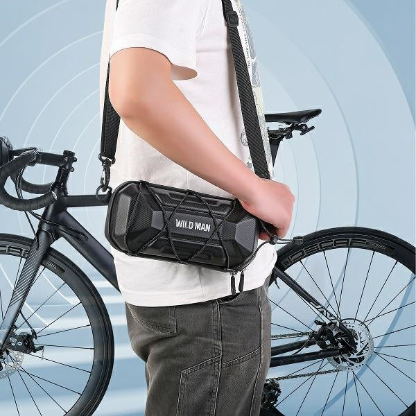 Велосипедна чанта WILDMAN XT17 1L за кормило, черна
