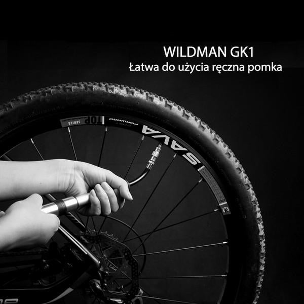 Ръчна помпа за велосипед WILDMAN GK1aluminiowa, черна