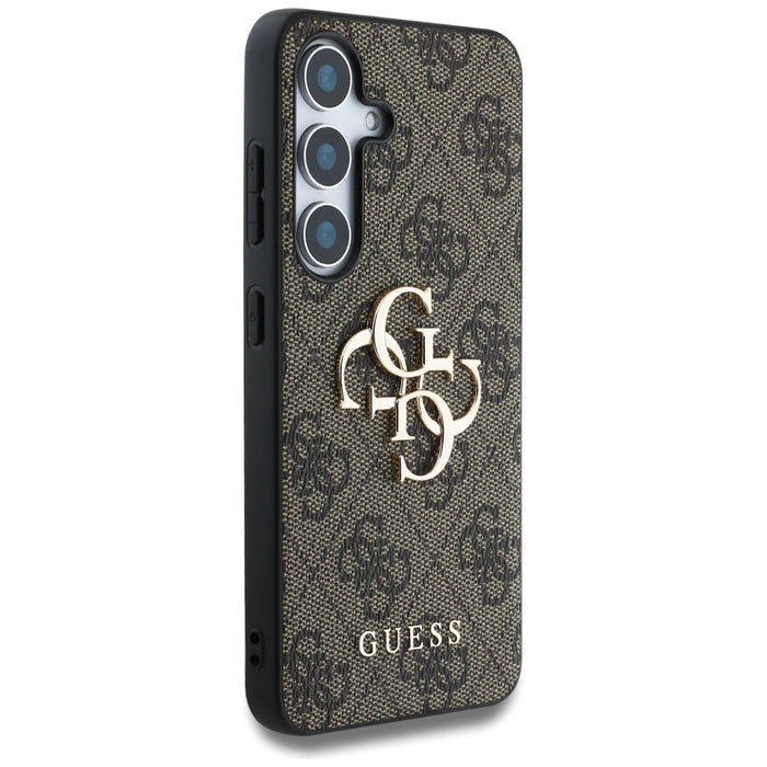 Калъф Guess Big Logo Classic Logo за Samsung Galaxy S25+, кафяв