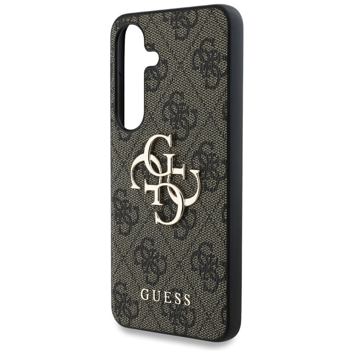 Калъф Guess Big Logo Classic Logo за Samsung Galaxy S25+, кафяв