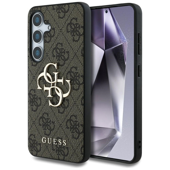 Калъф Guess Big Logo Classic Logo за Samsung Galaxy S25+, кафяв
