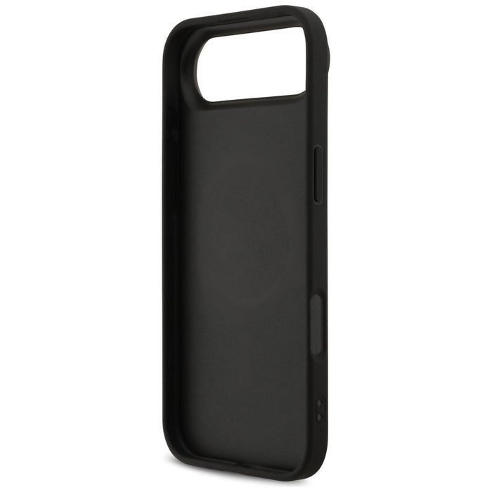 Калъф Guess 4G Printed Stripes MagSafe за iPhone Air, черен