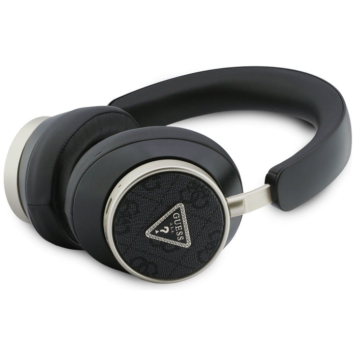 Слушалки Guess Triangle Logo ENC, черни